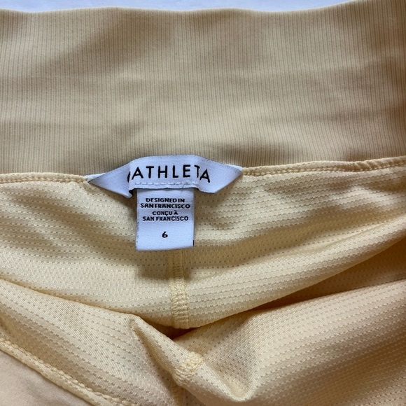 Athleta Brooklyn Skort 16” Yellow Size 6 - Picture 5 of 10